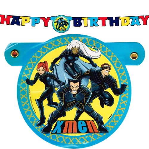 Xmen Wolverine Happy Birthday Banner